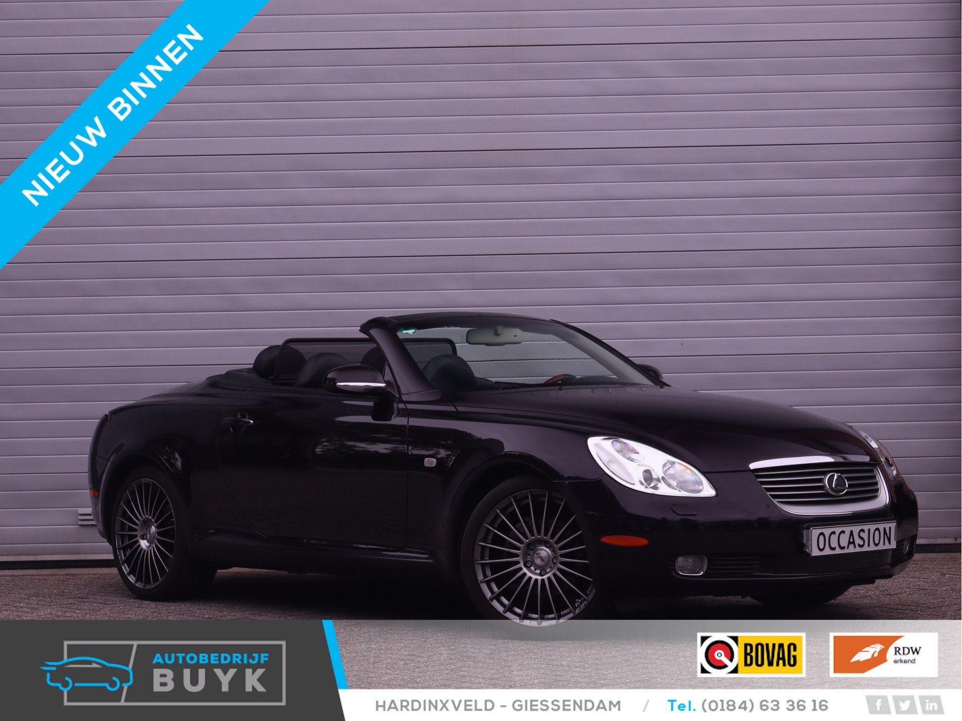 Lexus SC 430 LEDER | STOELVERWARMING | MEMORY | CRUISE | 2E, Auto's, Lexus, Achterwielaandrijving, 4 stoelen, SC, Bedrijf