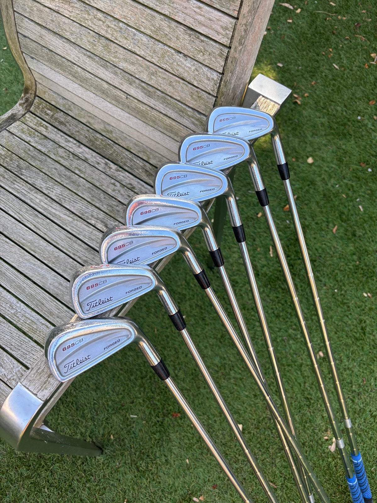 Titleist 695cb forged verlengde ijzerset (4-Pw), Sport en Fitness, Golf, Ophalen of Verzenden, Gebruikt, Set, Overige merken