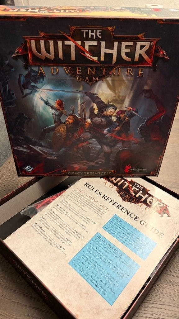The Witcher Adventure Game - Fantasy Flight Games, Hobby en Vrije tijd, Gezelschapsspellen | Bordspellen, Een of twee spelers