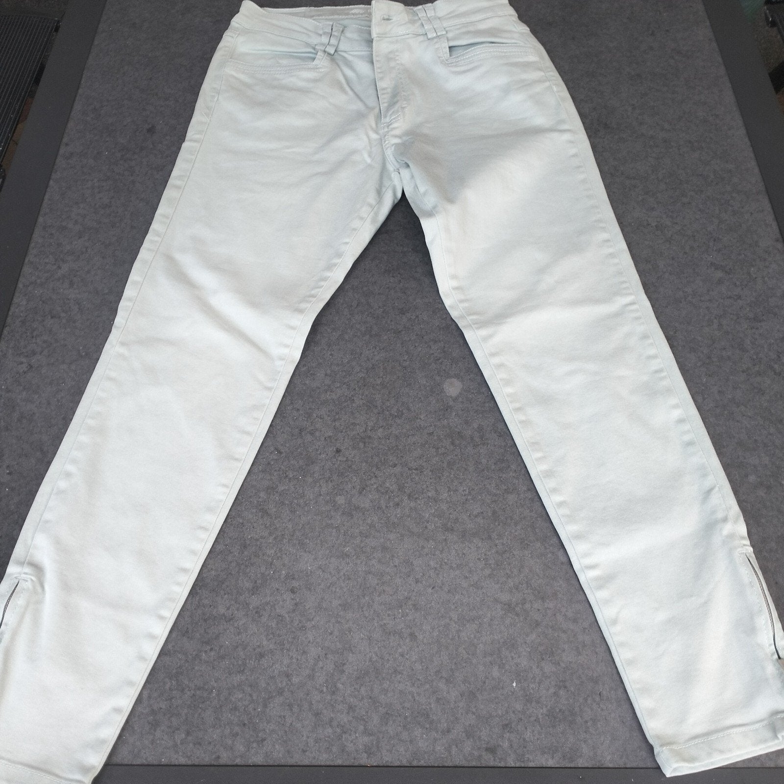 Parami High Waist Skinny Leg Jeans - Dreamy Mint  w 40/ L 28, Kort, Maat 42/44 (L), PARAMI, Ophalen of Verzenden