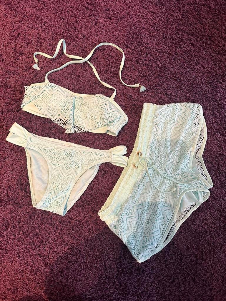 Bikini dames maat XS, Ophalen of Verzenden, Gedragen, Blauw, Bikini