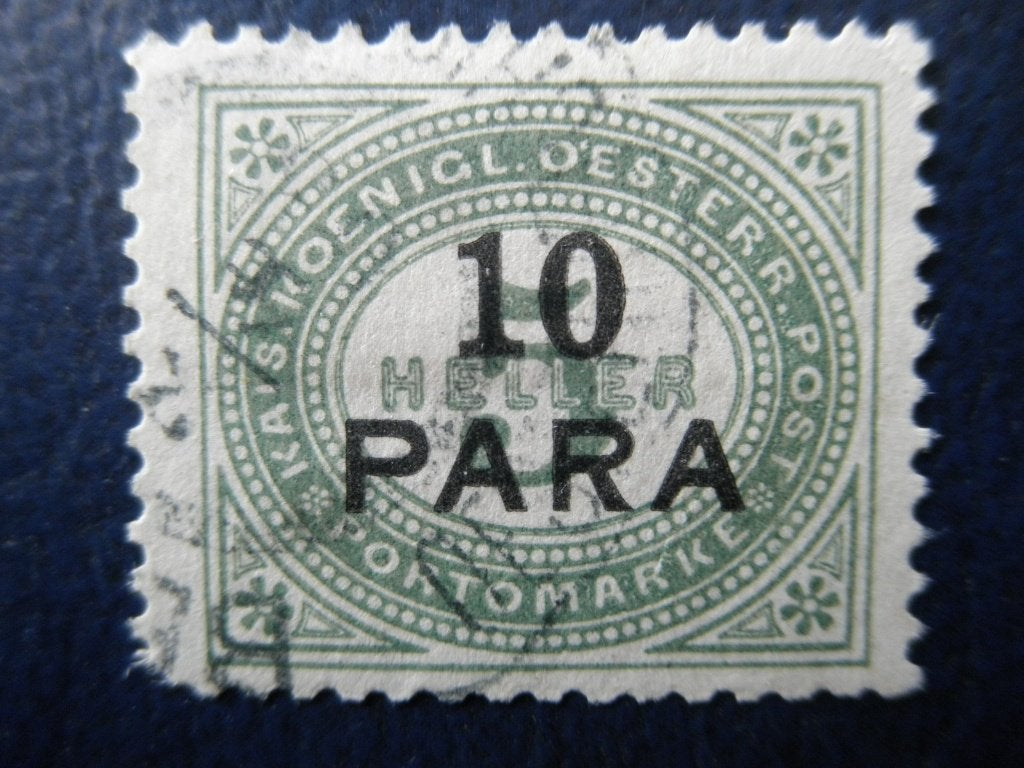 Postzegels Oostenrijk 1902 Levant port nr. 1- cw. € 15,00., Postzegels en Munten, Ophalen of Verzenden, Gestempeld