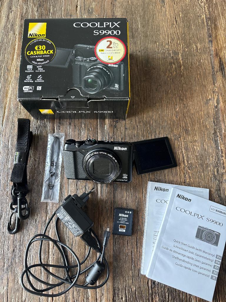 Nikon Coolpix S9900, Ophalen, Compact, Zo goed als nieuw, Nikon