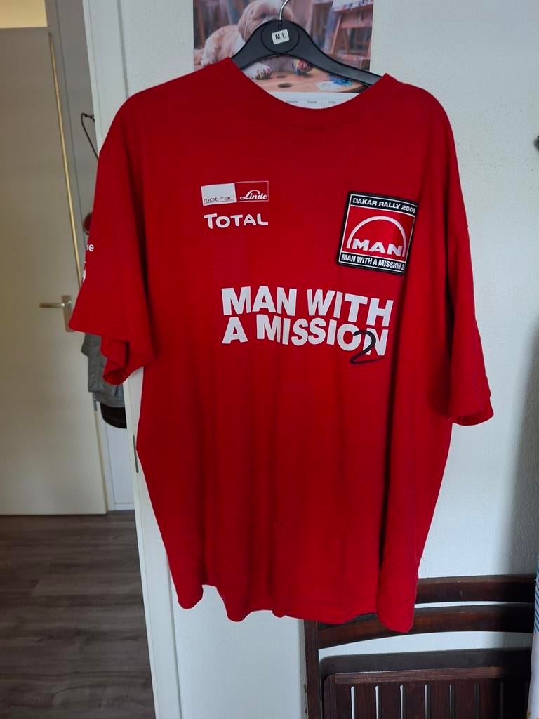 Dakar Rally 2006 MAN T-shirt - Maat M, Maat 48/50 (M), Ophalen of Verzenden, Zo goed als nieuw, MAN