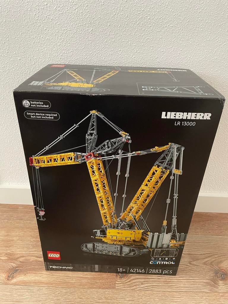 Lego Technic Liebherr LR 13000 Kraan (42146), Gebruikt, Lego, Ophalen of Verzenden, Complete set