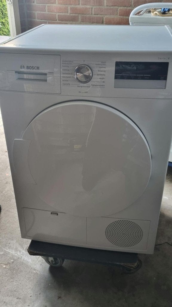 Bosch Serie 4 Exclusiv Condensdroger, Witgoed en Apparatuur, Wasdrogers, Ophalen, Anti-kreukfase, 8 tot 10 kg, Zo goed als nieuw