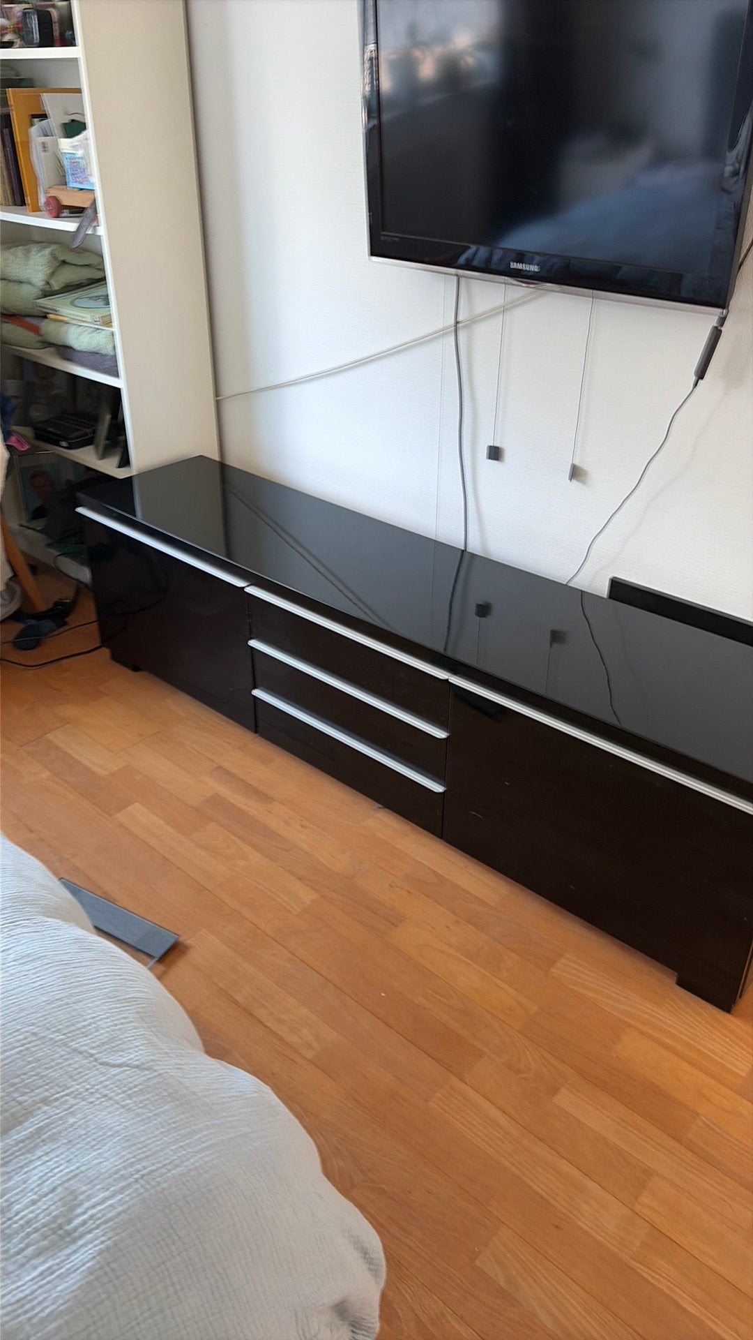 Ikea tv meubel besta burs, Ophalen, 150 tot 200 cm, Zo goed als nieuw, Minder dan 100 cm