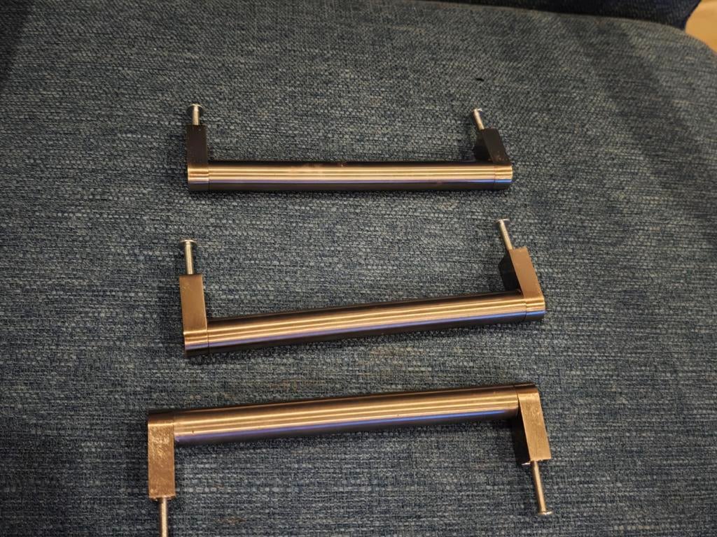 15x IKEA ORRNAS keukenhandgrepen 17cm, boorafstand 16cm, Minder dan 50 cm, Gebruikt, Ophalen of Verzenden, Minder dan 25 cm