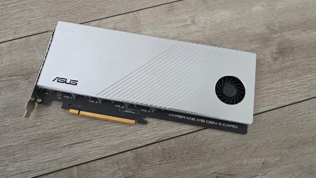 Asus Hyper M.2 x16 PCIe 4.0 kaart, Intern, Asus, SSD, Ophalen of Verzenden