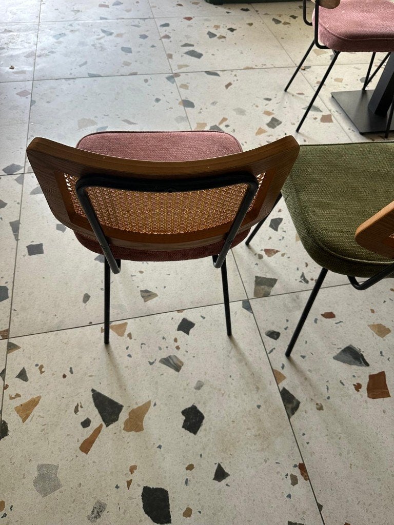 Rose Horeca Stoelen met Rotan/Riet Rugleuning, Ophalen, Overige kleuren, Hout, Zo goed als nieuw