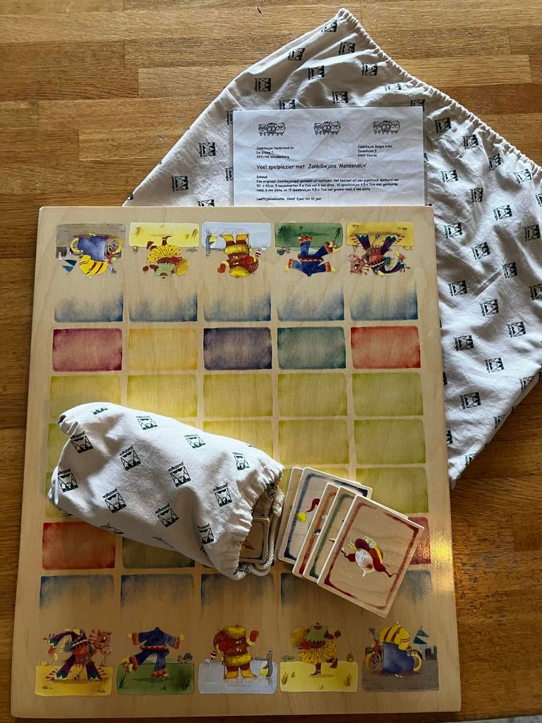 Janbibejan MensenMix bordspel, Een of twee spelers, Ophalen of Verzenden, Zo goed als nieuw