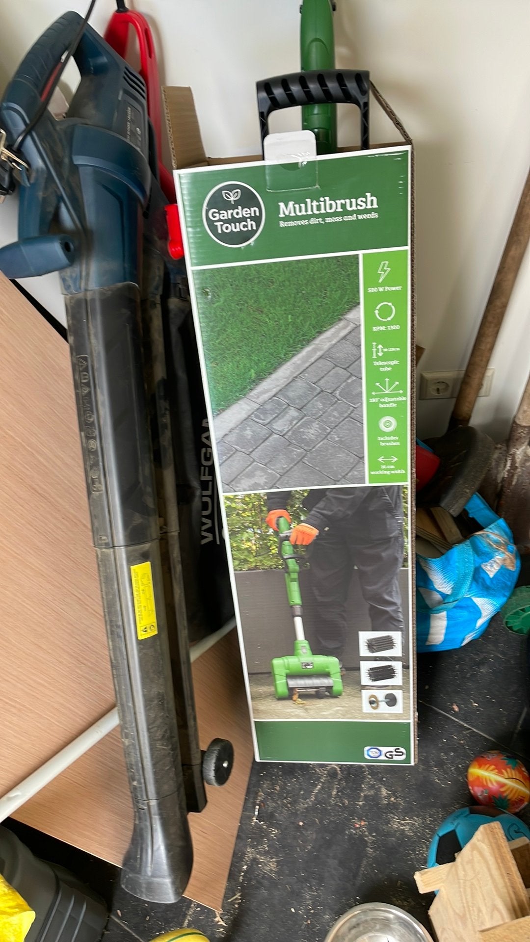 Garden touch elektrische schoonmaakborstel, Tuin en Terras, Ophalen, Zo goed als nieuw