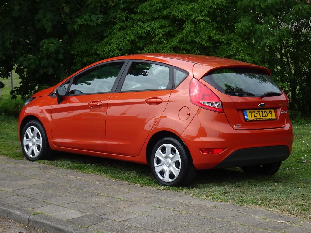 Ford Fiesta 1.25 Limited met Radio en Airco (bj 2012), Euro 5, Stof, 1242 cc, Origineel Nederlands