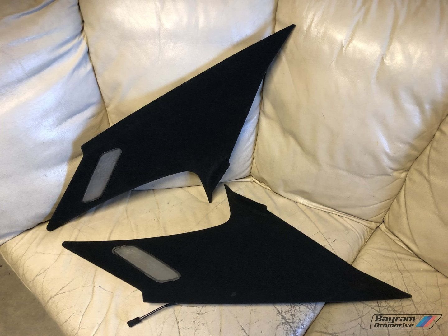 Bmw E34 M5 zwarte c stijlen met verlichting hemel 5-serie m5, Auto-onderdelen, Interieur en Bekleding, Gebruikt, -, -, Ophalen of Verzenden