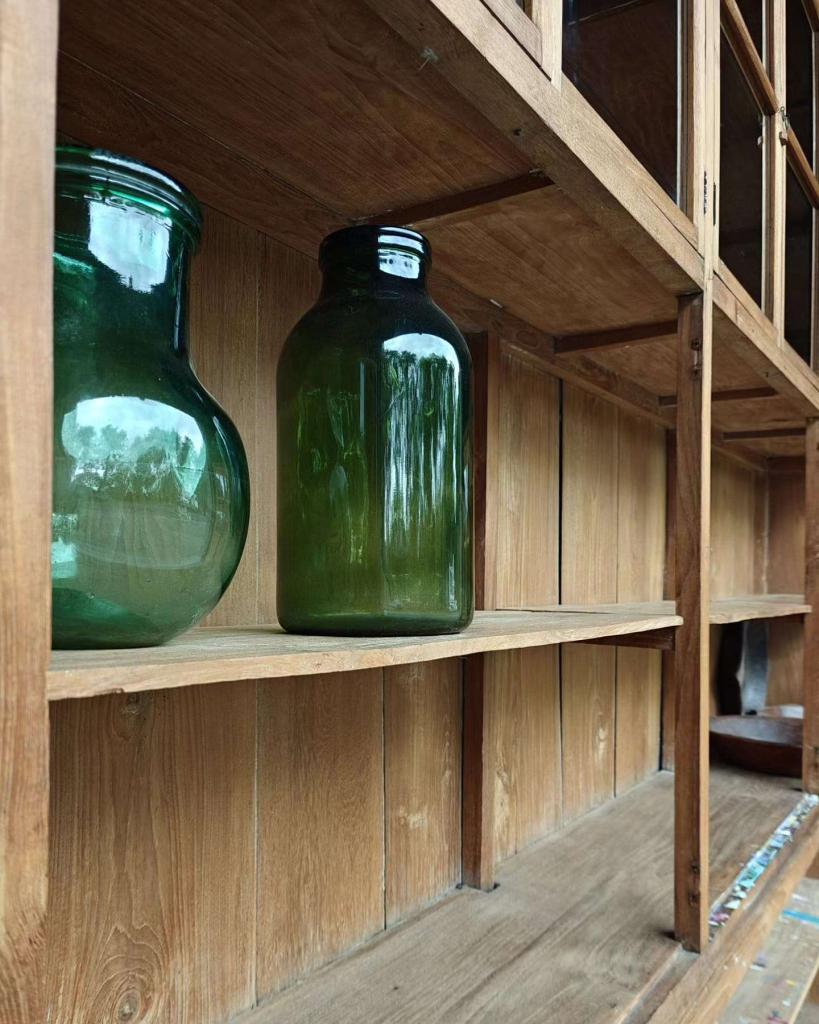 Geweldige antieke winkelkast | Wandkast | Vintage teak #0560, Ophalen of Verzenden