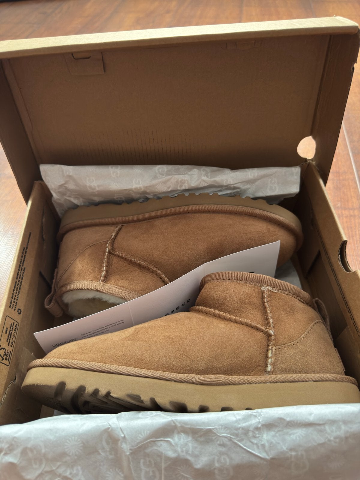 Nieuwe UGG Ultra Mini Laarzen - Bruin, Maat 38, Kleding | Dames, Bruin, Lage of Enkellaarzen, Nieuw, Ophalen of Verzenden