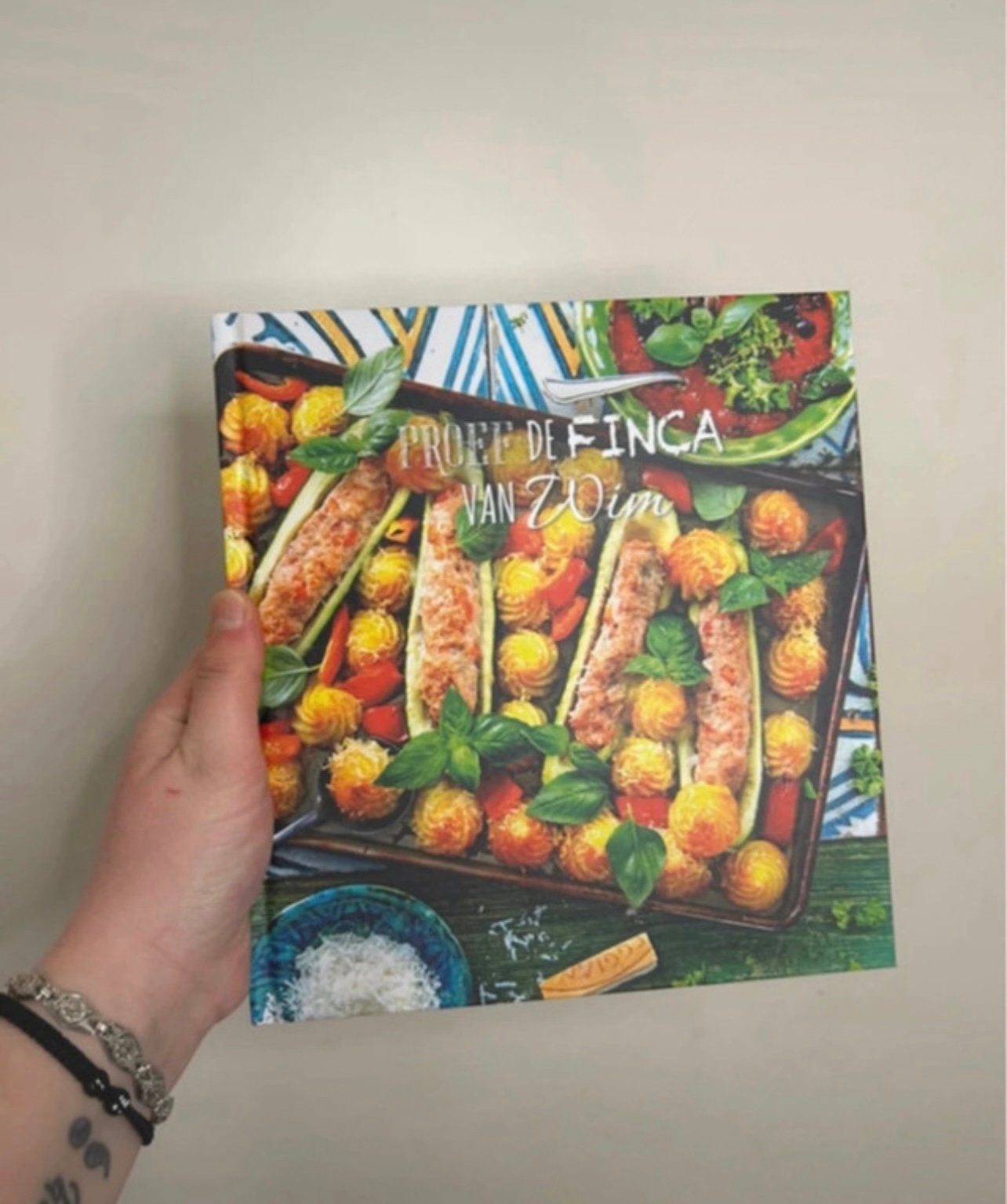 Kookboek | De Finca van Wim | Nederlandstalig | als nieuw, Ophalen of Verzenden, Zo goed als nieuw, Dieet en Voeding