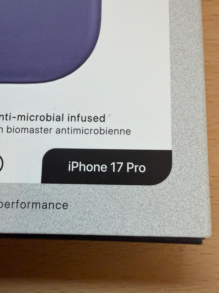 DECODED Liquid Silicone Back Cover iPhone 17 Pro Paars, Audio, Tv en Foto, Fotografie | Filters, Nieuw, Overige typen, Minder dan 50 mm