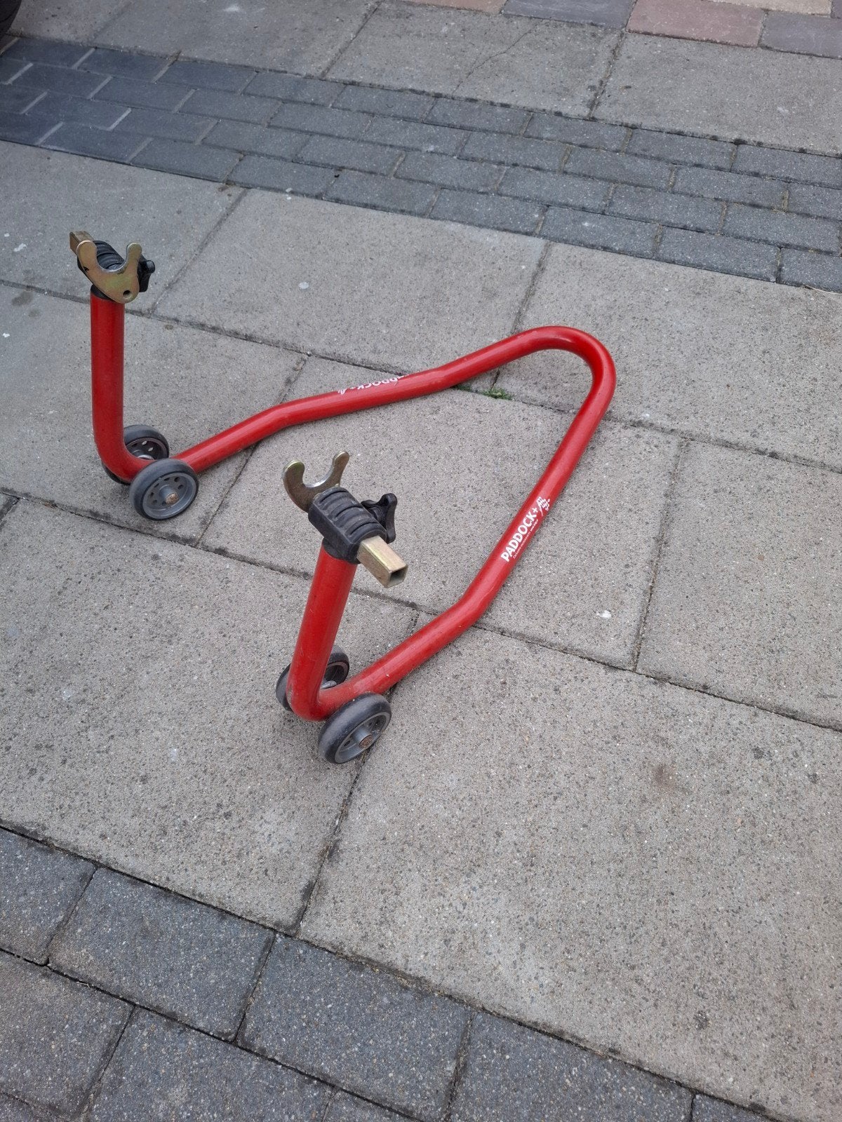 Rode Paddock Motorfiets Standaard, Ophalen of Verzenden, Gebruikt