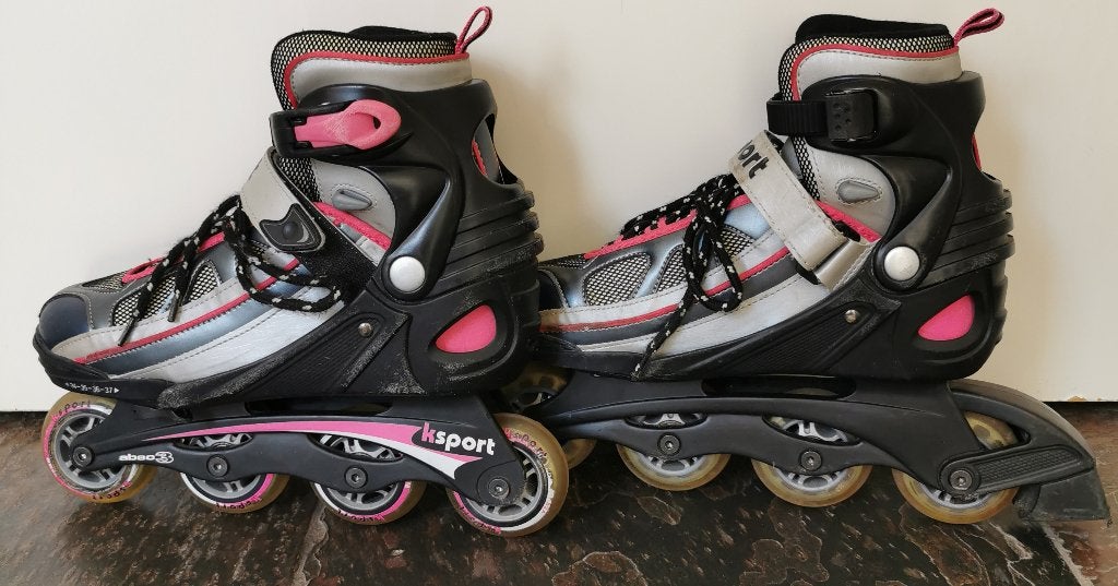 Ksport verstelbare inline Skeelers, Dames, Inline skates 4 wielen, Ophalen, Overige merken