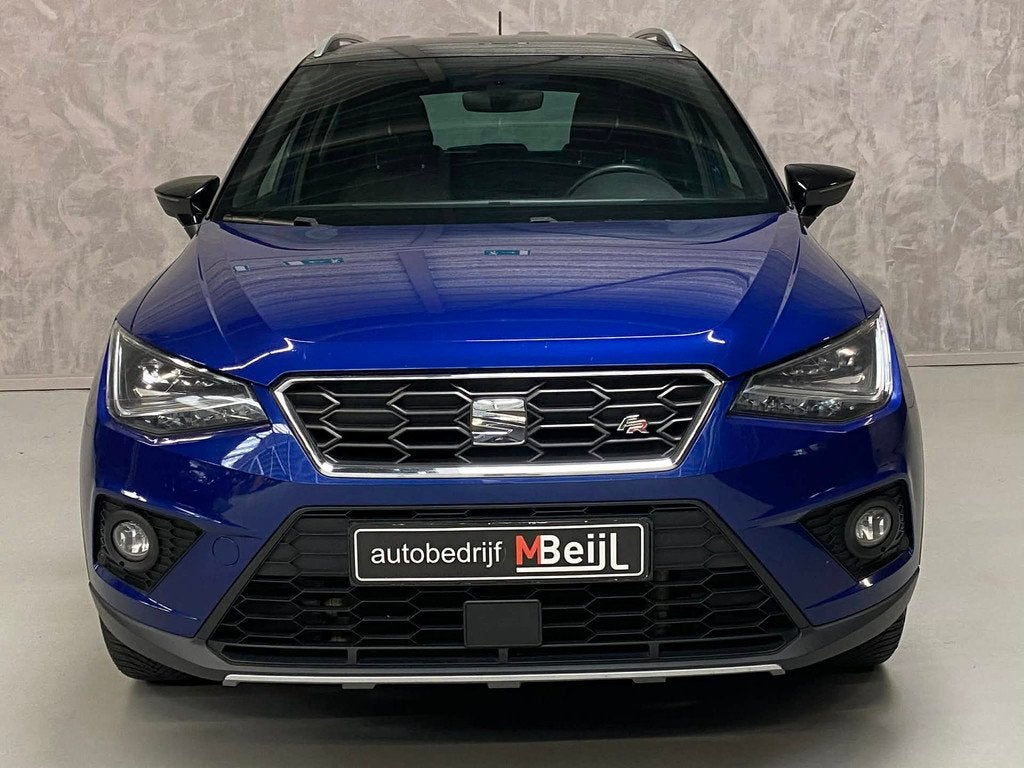 Seat Arona 1.0 TSI FR /Camera /Trekhaak /Dodehoek /Stoelverw, Auto's, Automatische klimaatregeling, Gebruikt, Blauw, 116 pk