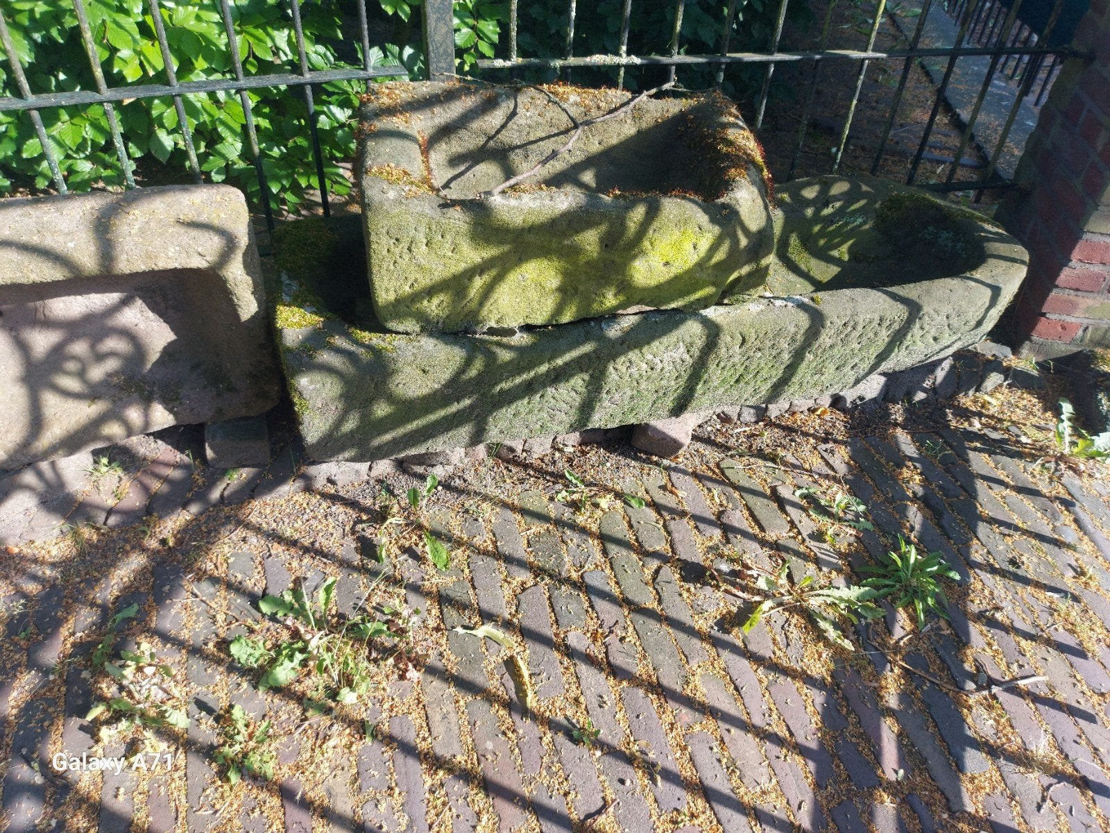 Hardsteen trog bak arduin bloembak blauwsteen natuursteen, Ophalen