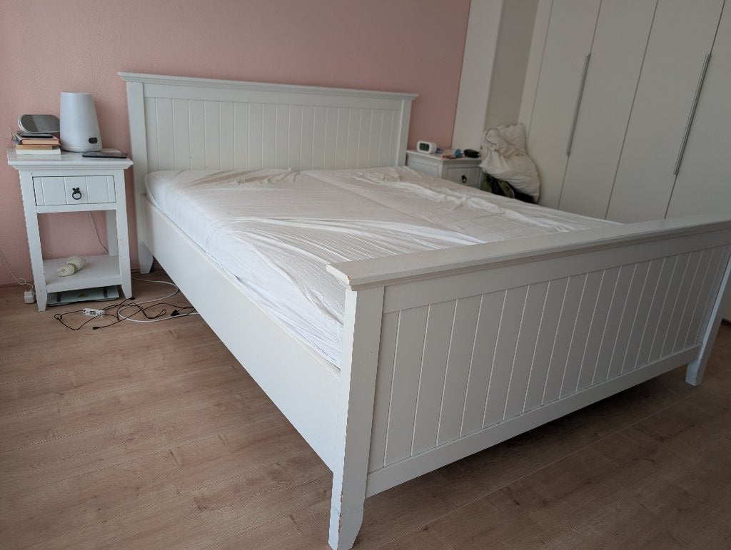 Bed 160x200 Beter Bed - elektrisch verstelbare bodem, Ophalen, Tweepersoons, 200 cm, 160 cm