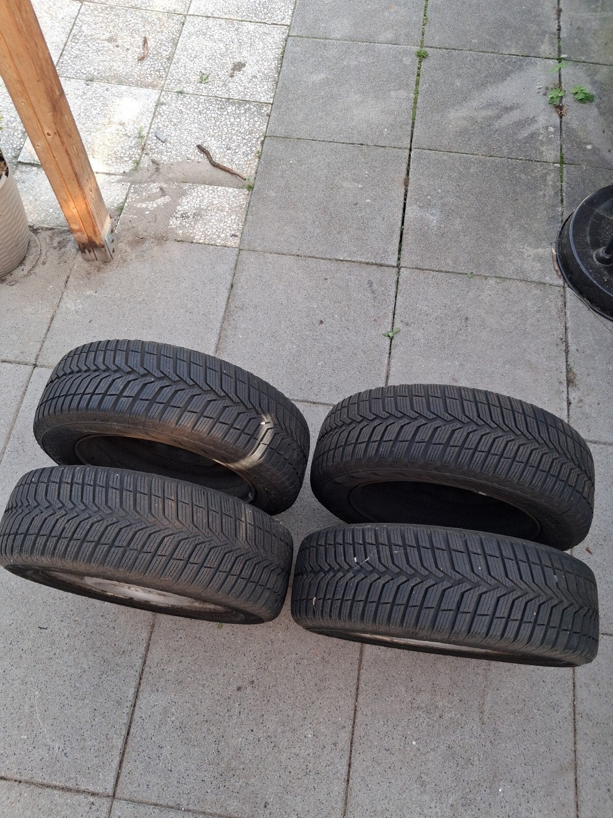 Winterbanden met velgen - 15 inch, Auto-onderdelen, Ophalen, 14 inch, Gebruikt, Banden en Velgen