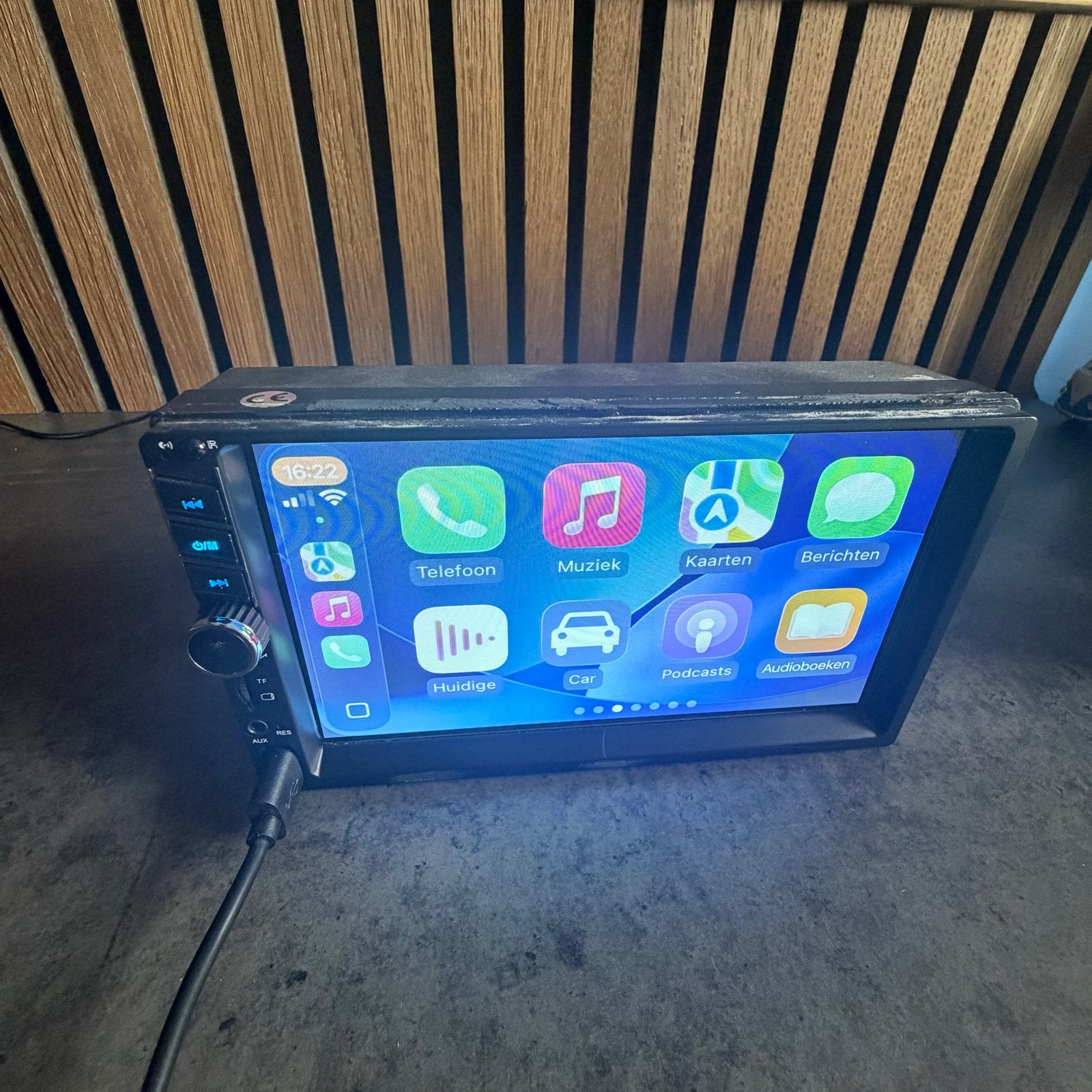 2 Din Autoradio met CarPlay/Android Auto en touchscreen, Ophalen of Verzenden, Gebruikt