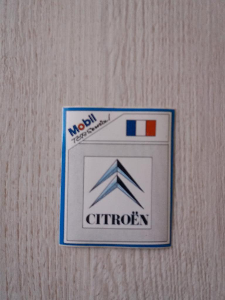 sticker CITROËN uitgegeven door Mobil, Ophalen of Verzenden, Zo goed als nieuw, Auto of Motor