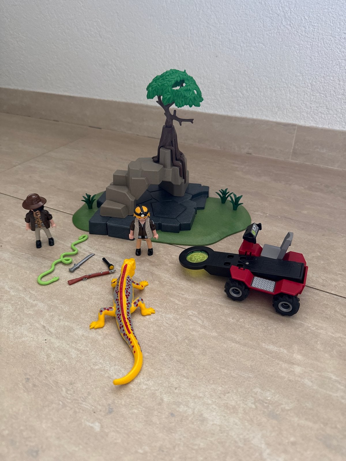 Playmobil Schatzoeken in de Jungle Complete Set, Kinderen en Baby's, Speelgoed | Playmobil, Ophalen, Wild life, Complete set, Voertuig