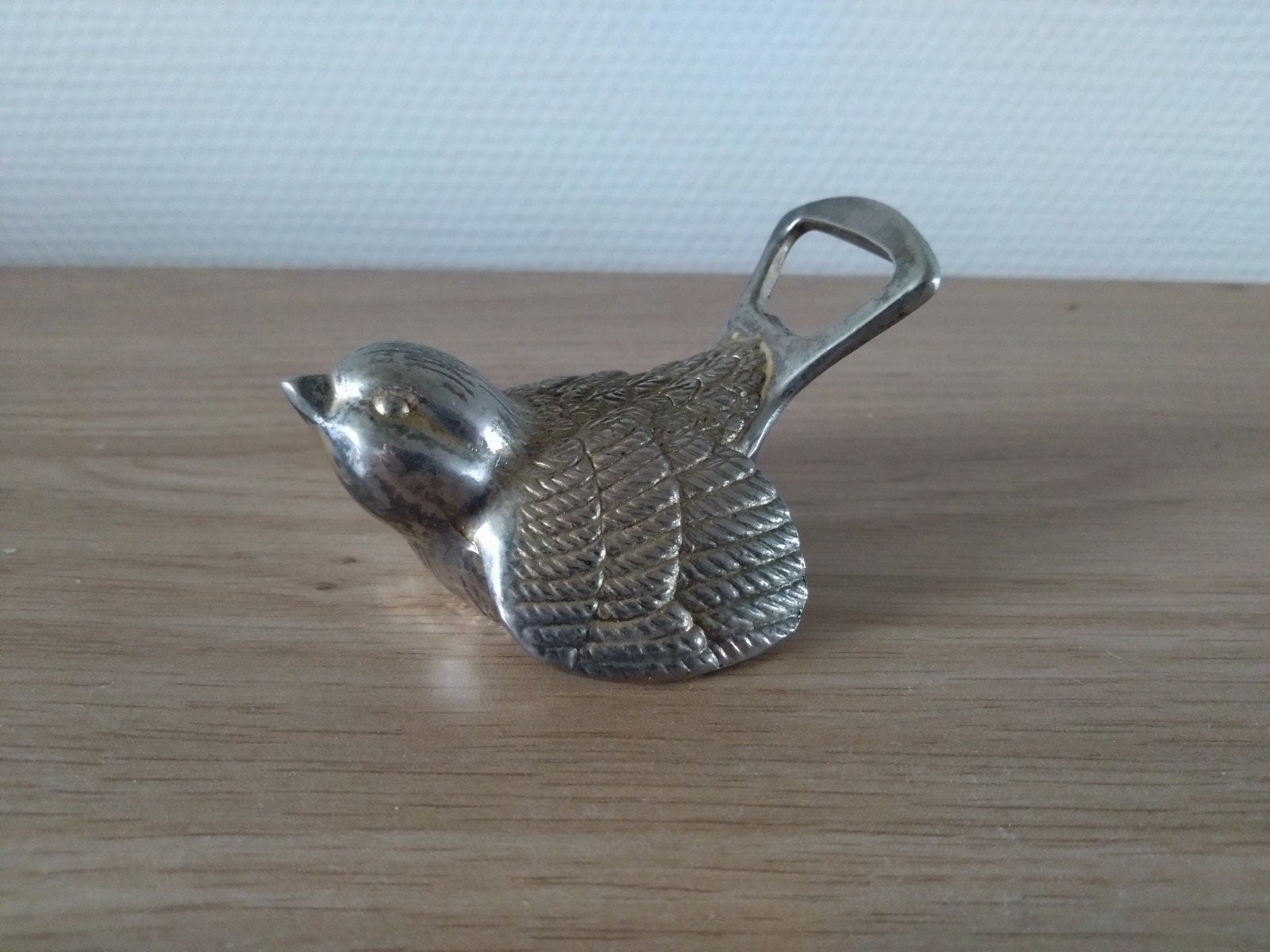 Vintage vogel flesopener/notenkraker, Antiek en Kunst, Ophalen of Verzenden