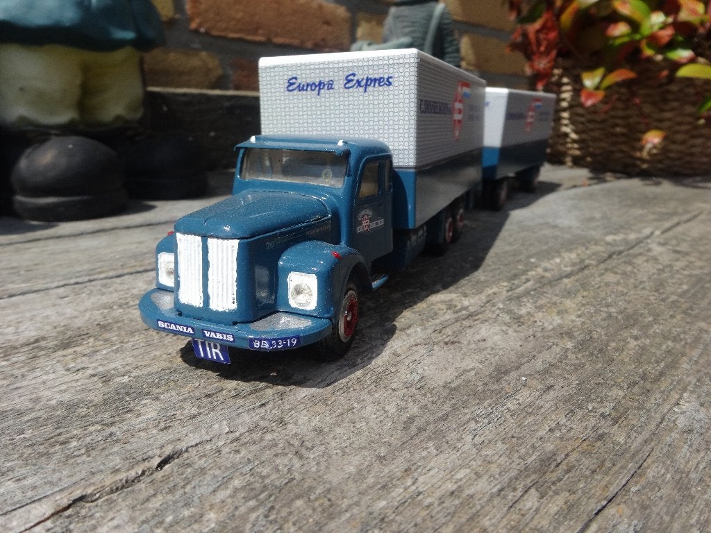Tekno scania combi Disselkoen, Ophalen of Verzenden, Nieuw, Bus of Vrachtwagen, Tekno