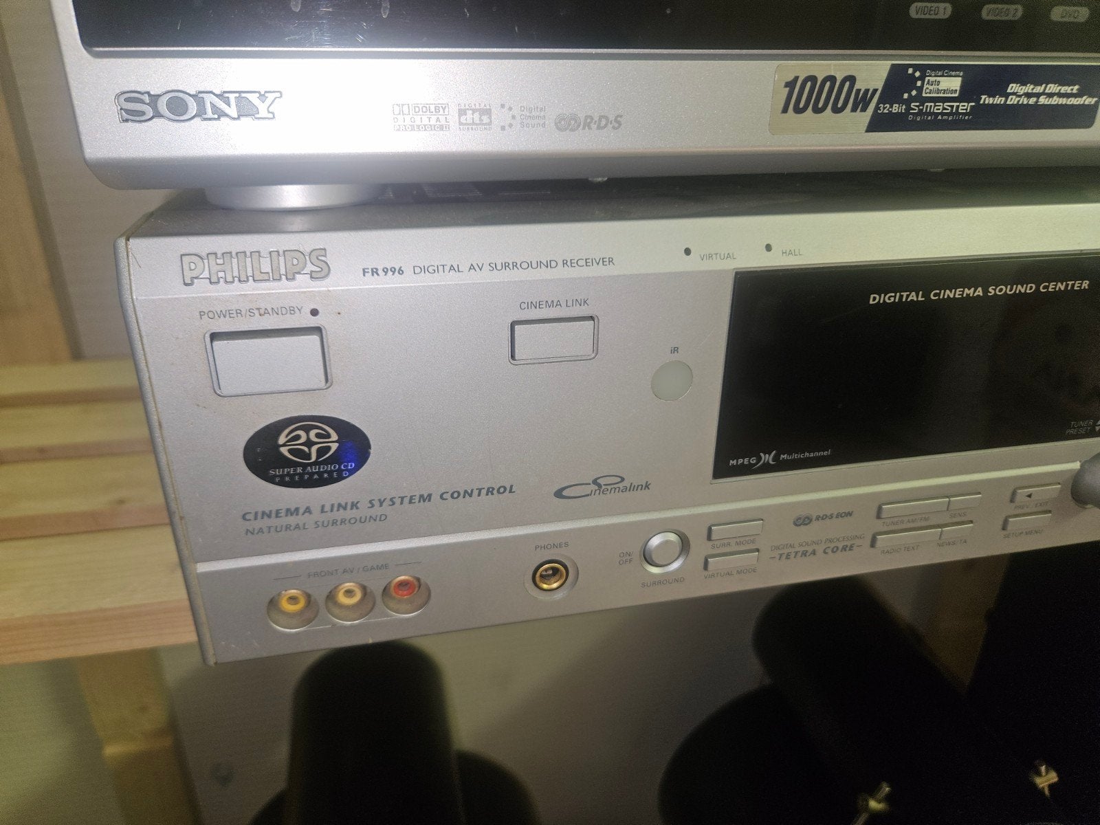 Philips FR996 Digital AV Surround Receiver - Home Cinema, Ophalen of Verzenden, Gebruikt, Philips