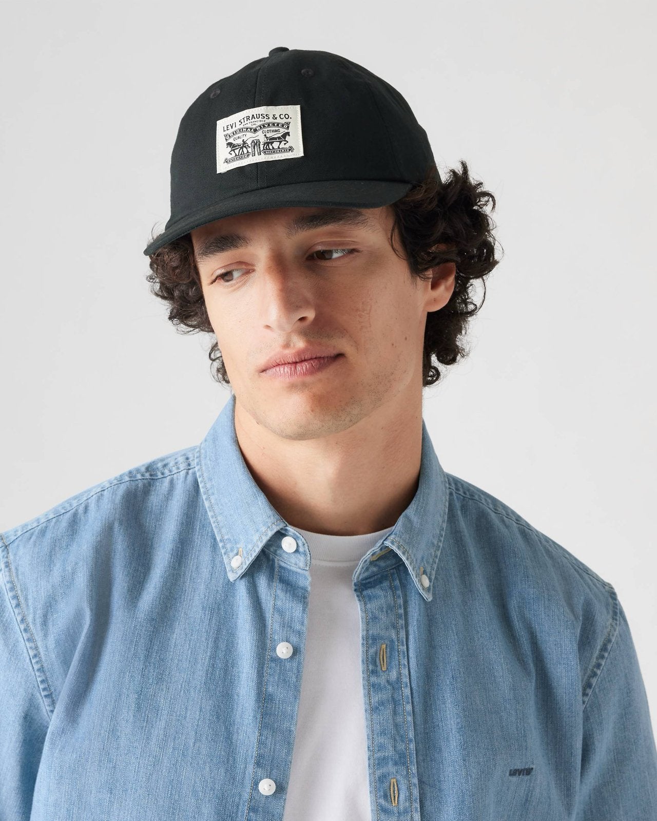 Levi's Relaxed Dad Hertige Pet - Zwart - One size fits all, Kleding | Heren, Hoeden en Petten, Ophalen of Verzenden, Nieuw, One size fits all
