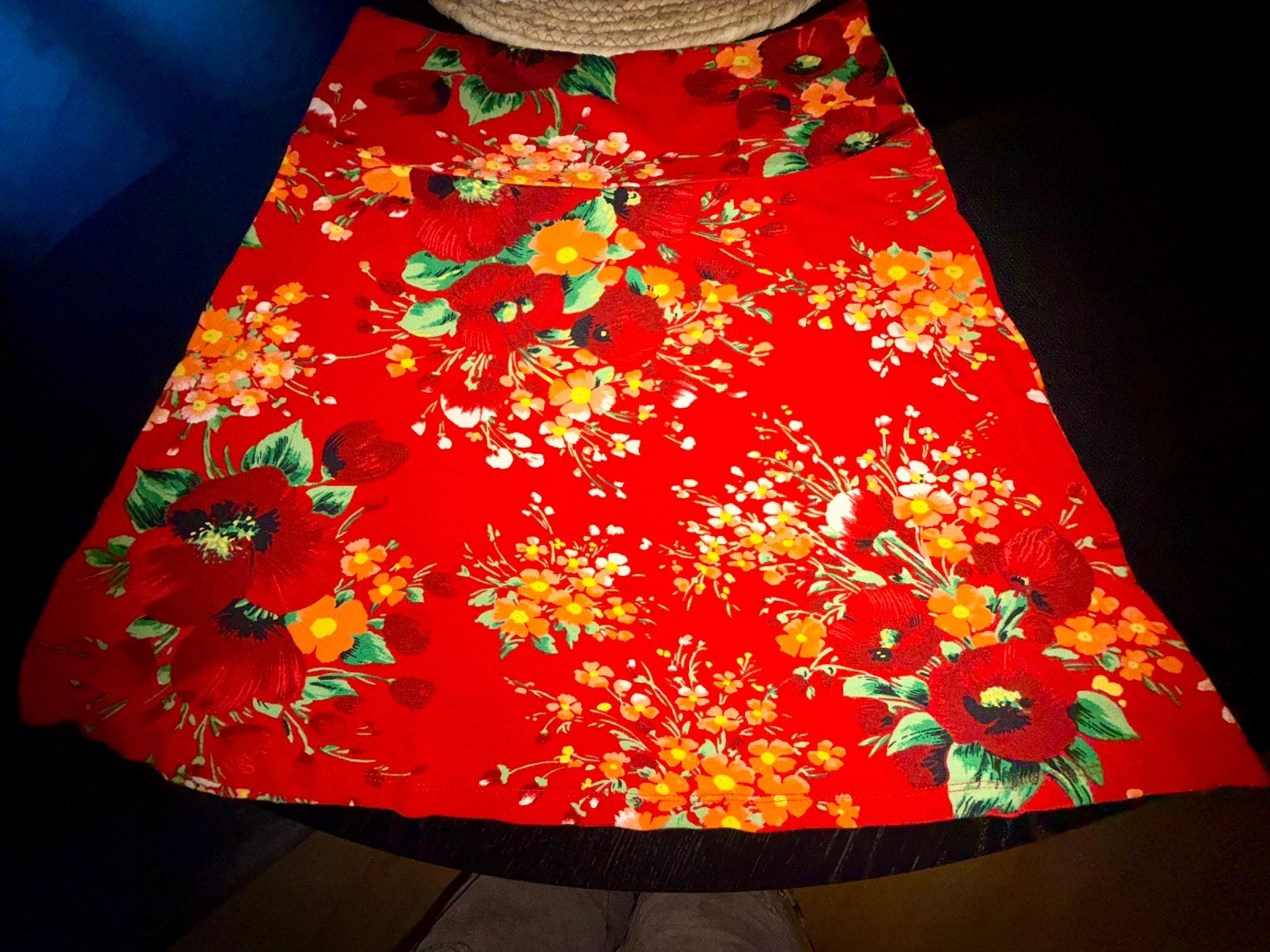 King Louie borderskirt maat S, Kleding | Dames, Rokken, Ophalen of Verzenden, Zo goed als nieuw, Maat 36 (S), Boven de knie