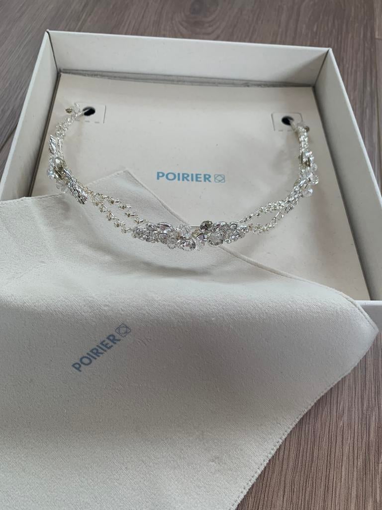 POIRIER tiara diadeem, Kleding | Dames, Trouwkleding en Trouwaccessoires, Ophalen of Verzenden, Zo goed als nieuw, Overige kleuren