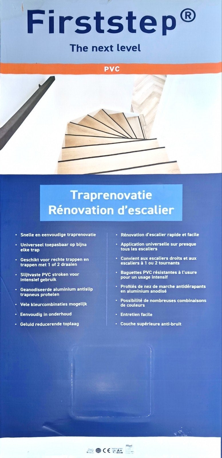 Firststep PVC Traptreden - Renovatie, Ophalen, Nieuw, Minder dan 2 meter