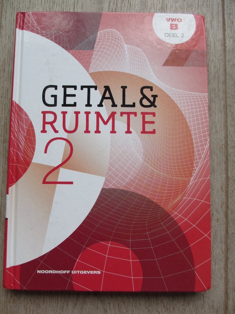 Wiskunde schoolboek Getal & Ruimte  – VWO B – deel 2, Gelezen, VWO, Ophalen of Verzenden, Wiskunde B