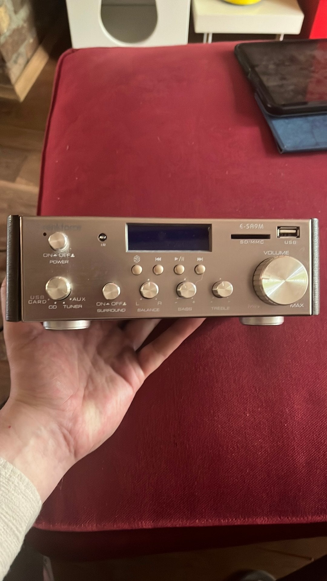 Renkforce miniversterker, Ophalen of Verzenden, Zo goed als nieuw, Minder dan 60 watt, Overige merken