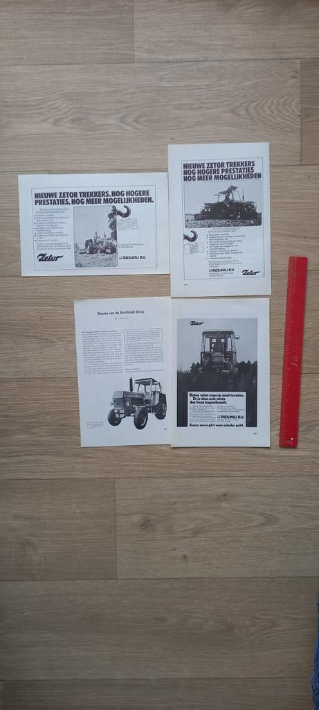 Zetor advertenties., Ophalen of Verzenden