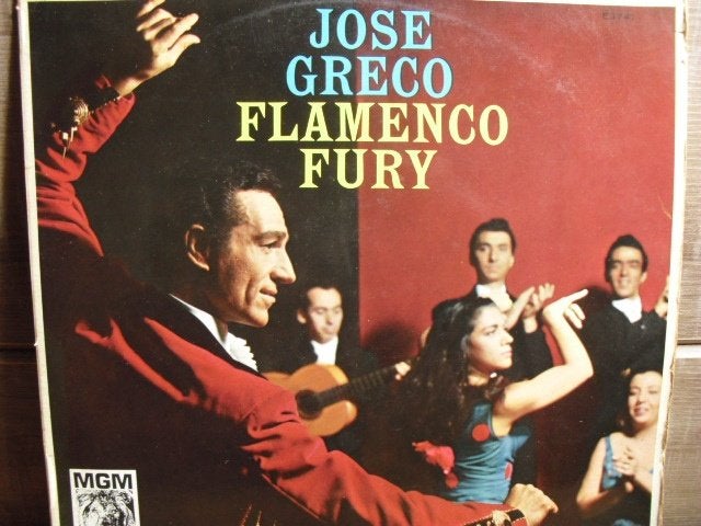 Jose Greco " Flamenco Fury " LP, Cd's en Dvd's, LP, Gebruikt, Flamenco, Ophalen of Verzenden