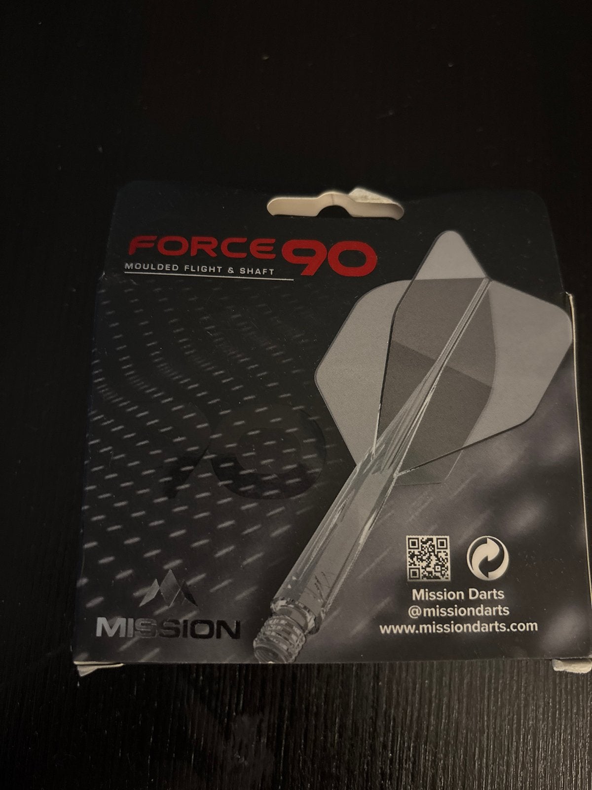 Mission Darts Force 90 Moulded Flight & Shaft, Sport en Fitness, Darts, Ophalen of Verzenden, Nieuw, Shafts