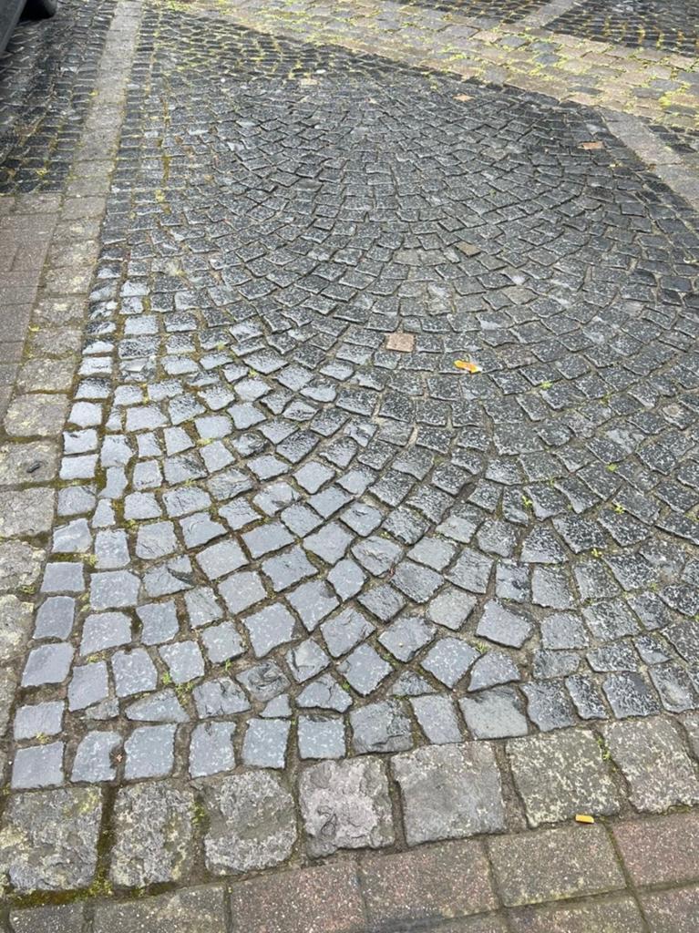 Bentheimer basalt natuursteen kinderkoppen partij, Tuin en Terras, Ophalen, Natuursteen, Overige typen