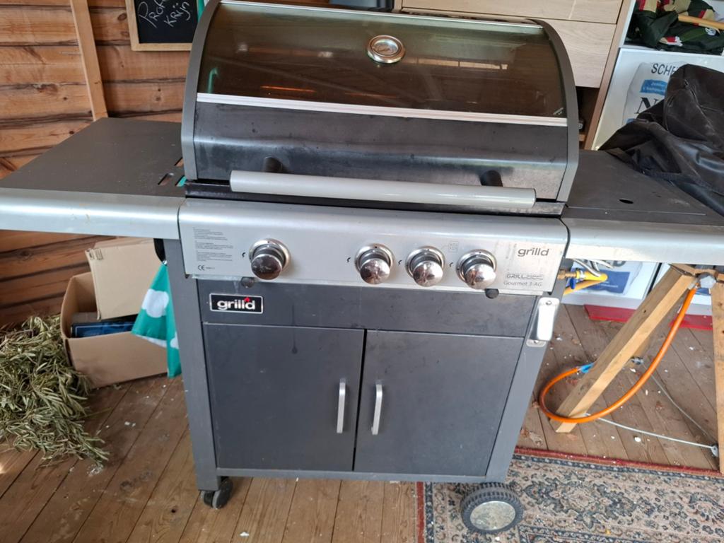 Grillid Buitenkeuken Gas BBQ met 4 branders, Tuin en Terras, Gasbarbecues, Ophalen, Gebruikt, Grillid