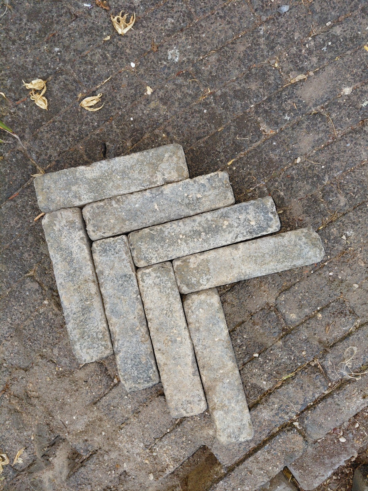 Gratis klinkers, Ophalen, Beton, Klinkers