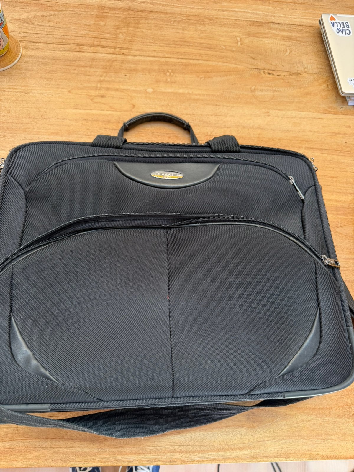 Samsonite 1910 business-/laptoptas – ruim model, Ophalen, 17 inch of meer, Zo goed als nieuw