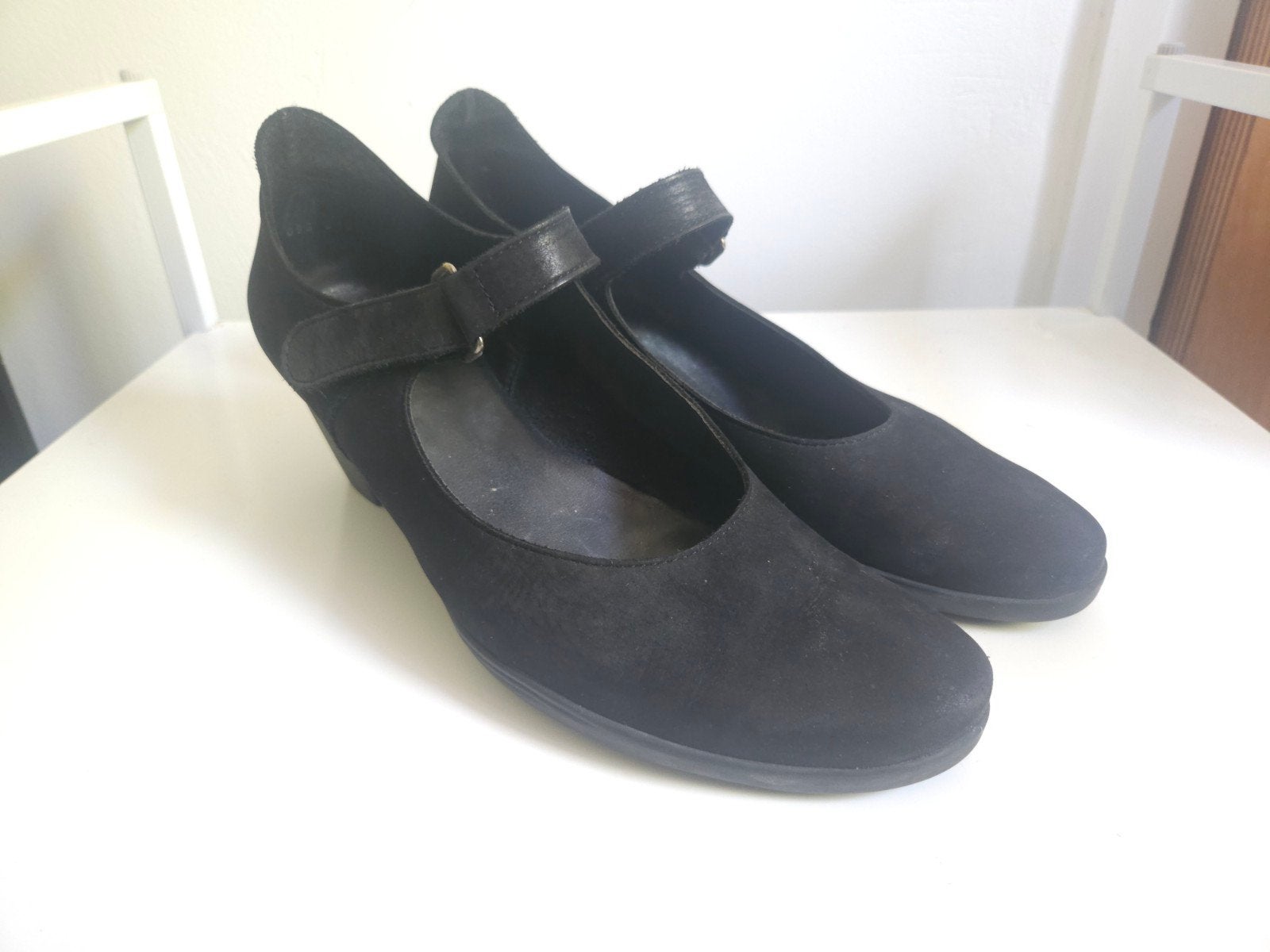 Prachtige zwarte Arche Mary Jane Pumps - Maat 41, Zwart, Zo goed als nieuw, Arche, Ballerina's