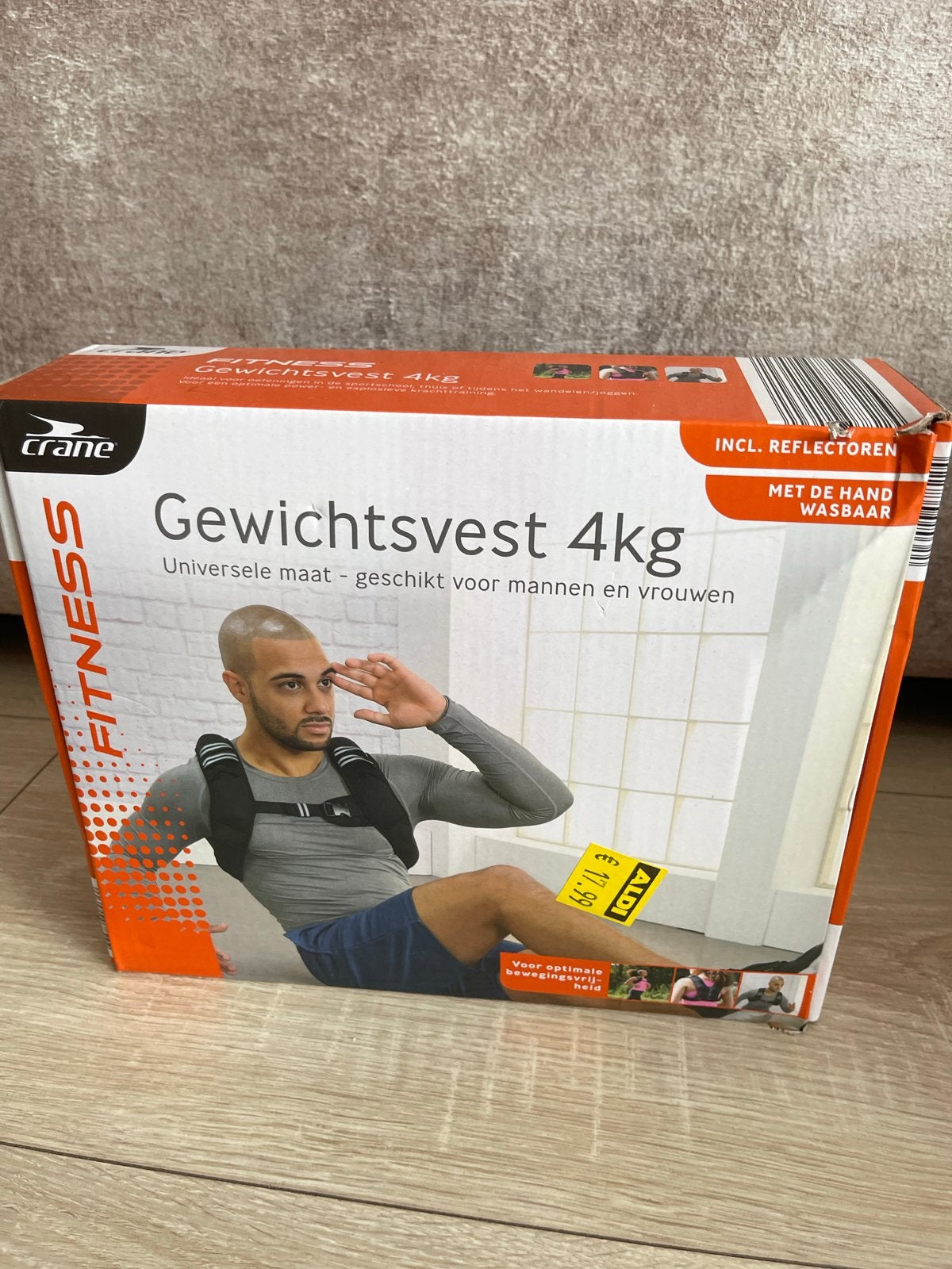 Crane Fitness Gewichtsvest 4kg - Universele Maat, Ophalen, Nieuw, Armen, Overige typen