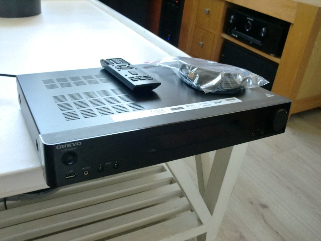 Onkyo TX-L20D Network AV Receiver (2018) onderhoud gehad., Overige merken, Tuner of Radio, MP3-aansluiting, Refurbished